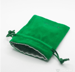 Velvet Dice Bag - Small Green